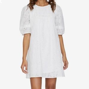 Sanctuary Love Story Heirloom Cotton Eyelet Mini Dress